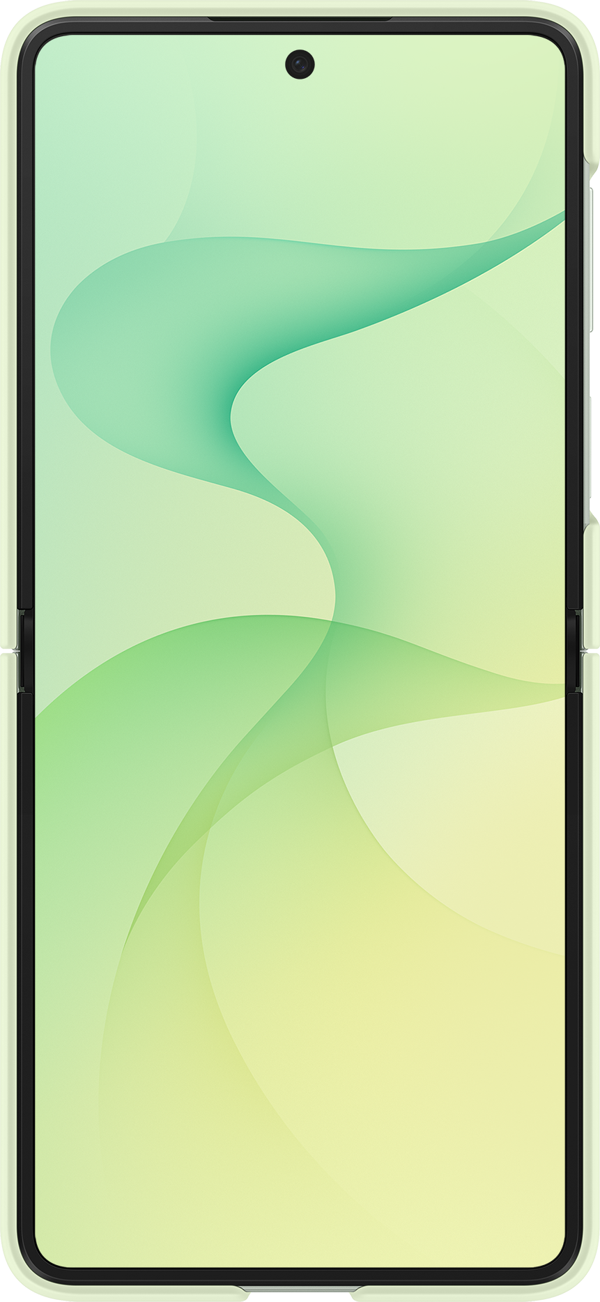 Case for Samsung Galaxy Z Flip8 F776, Silicone Ring Magnet, Green EF-EF776CGEGWW