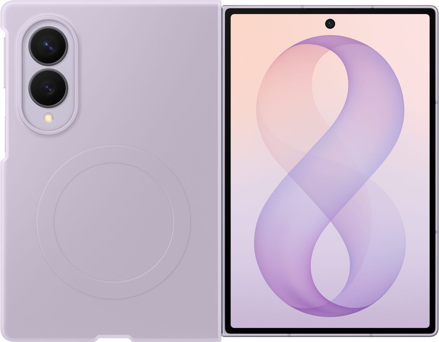 Capa para Samsung Galaxy Z Fold8 F971, Silicone Magnet Case, Violeta EF-EF971CVEGWW
