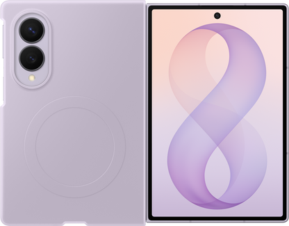 Capa para Samsung Galaxy Z Fold8 F971, Silicone Magnet Case, Violeta EF-EF971CVEGWW