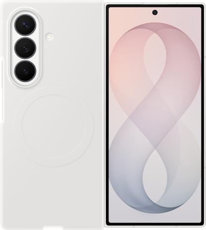 Capa para Samsung Galaxy Z Fold8 Ultra F976, Silicone Magnet Case, Branca EF-EF976CWEGWW