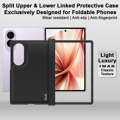 Capa para Samsung Galaxy Z Fold8 F971, Imak, Carbono, Preta