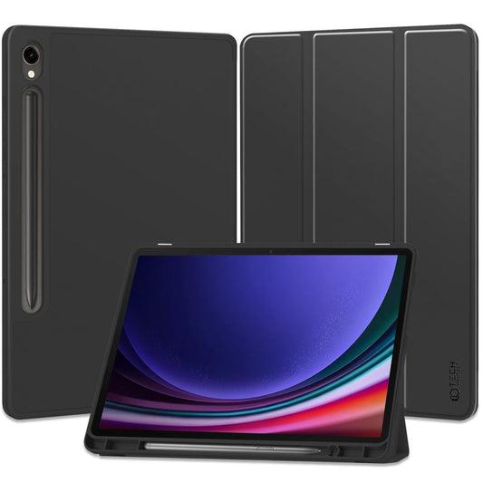 Capa para Samsung Galaxy Tab S9, Tech-Protect, SC PEN, Preto 