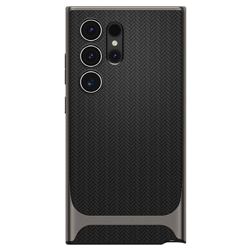 Capa para Samsung Galaxy S24 Ultra S928, Spigen, Neo Hybrid, Cinza ACS07305