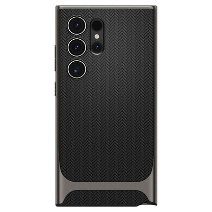 Capa para Samsung Galaxy S24 Ultra S928, Spigen, Neo Hybrid, Cinza ACS07305