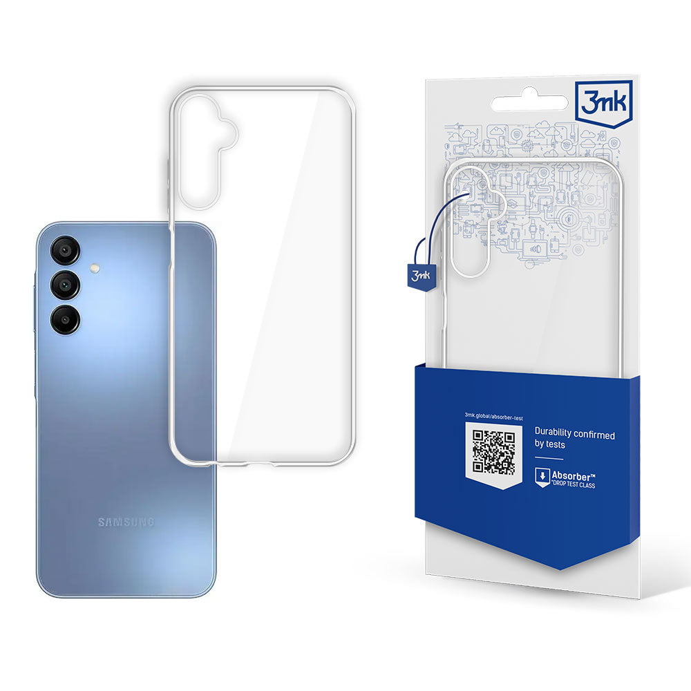 Capa para Samsung Galaxy A15 5G A156 / A155, 3MK, Clara, Transparente 