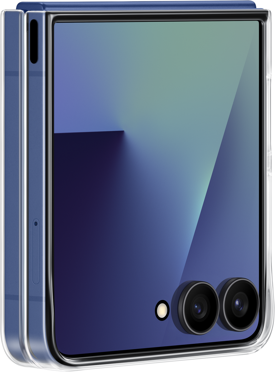 Capa para Samsung Galaxy Z Flip7 F766, Clear Case, Transparente EF-AF766CTEGWW