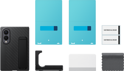 Capa para Samsung Galaxy Z Fold8 F971, Carbon Standing, Preta EF-XF971SBEGWW