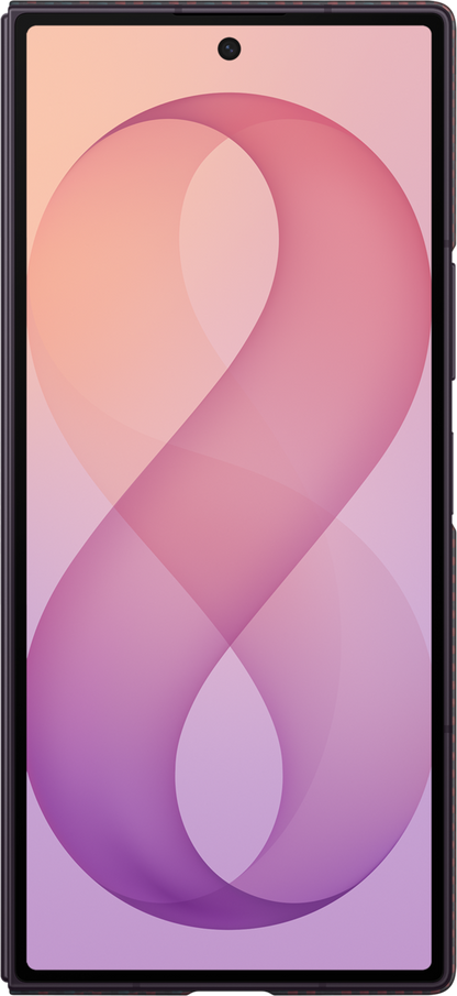 Capa para Samsung Galaxy Z Fold8 Ultra F976, Carbon Magnet Case, Vermelha EF-KF976SREGWW