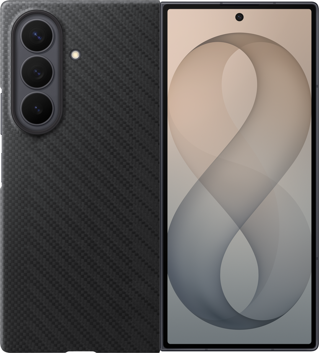 Capa para Samsung Galaxy Z Fold8 Ultra F976, Carbon Magnet Case, Preta EF-KF976SBEGWW
