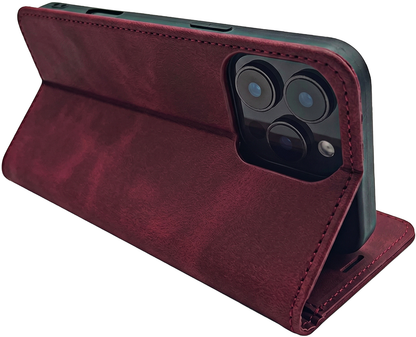 Capa para Samsung Galaxy A18 5G A186 / A17 4G A175 / A17 5G A176 / A26 A266, OEM, Smart Suede, Cor de vinho