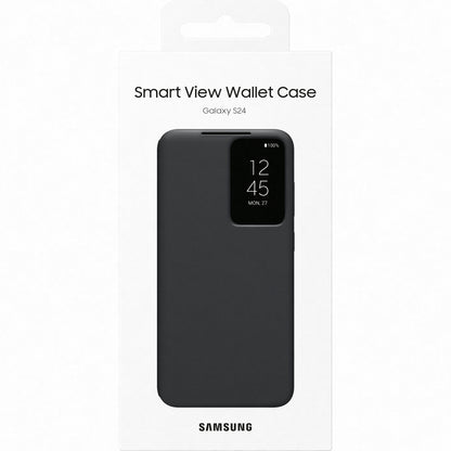 Bolsa para Samsung Galaxy S24 S921, S-View Wallet, Preto EF-ZS921CBEGWWW 