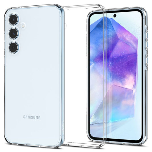 Capa para Samsung Galaxy A55 5G A556, Spigen, Cristal líquido, Transparente ACS07537 