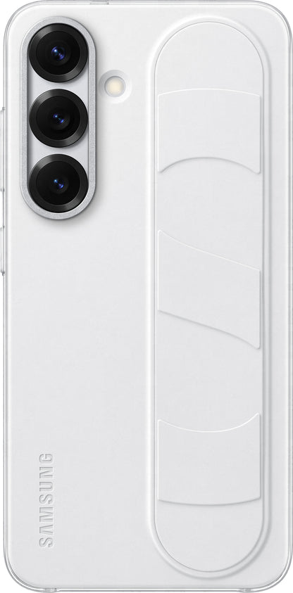 Capa para Samsung Galaxy S25 S931, Standing Grip, Branca EF-GS931CWEGWW