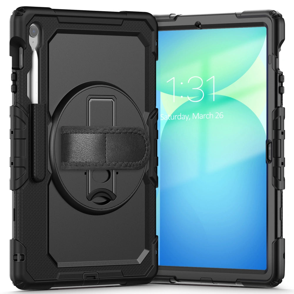 Capa para Samsung Galaxy Tab S10 FE+, Tech-Protect, Solid, Preta