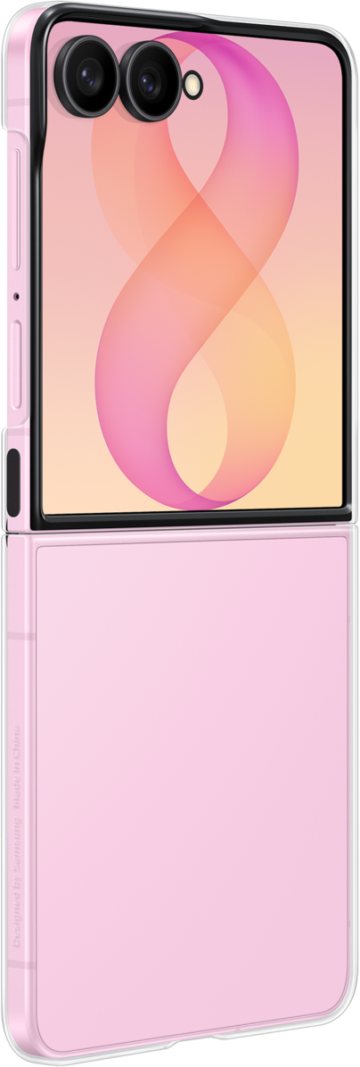 Capa para Samsung Galaxy Z Flip8 F776, Capa Transparente, Transparente EF-QF776CTEGWW