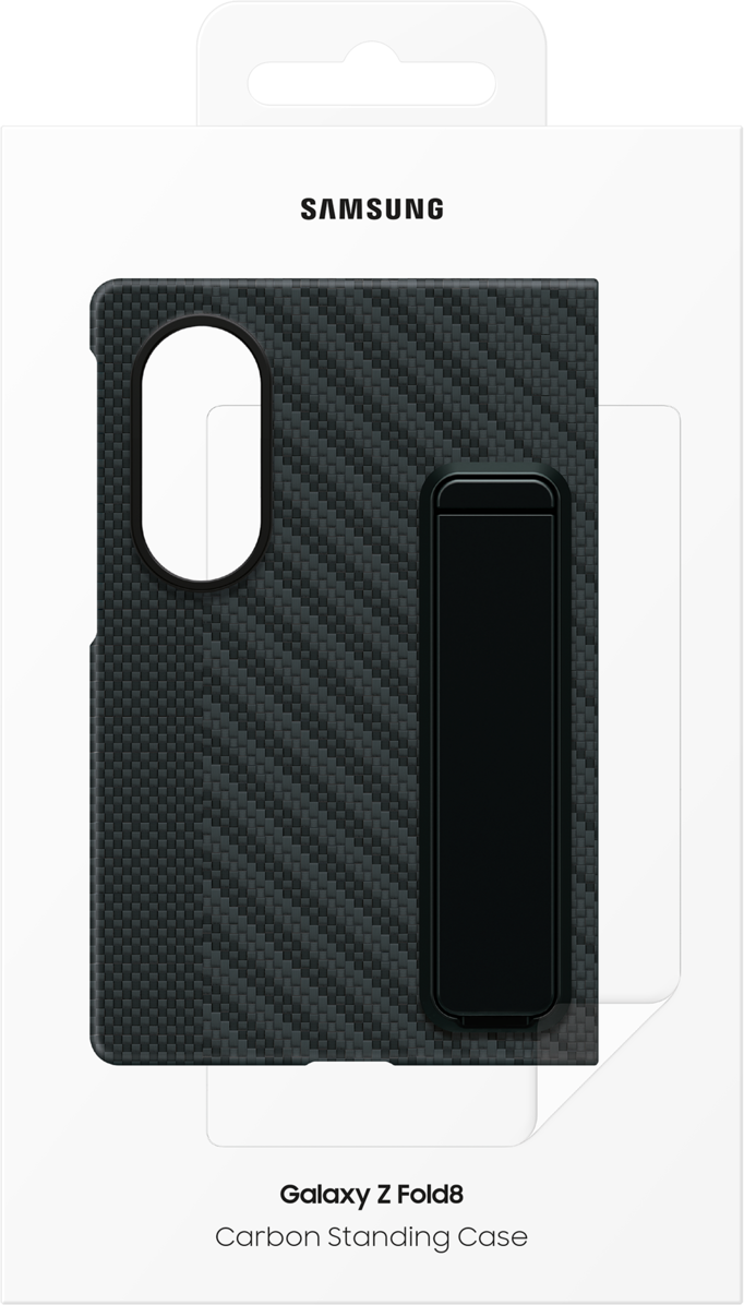 Capa para Samsung Galaxy Z Fold8 F971, Carbon Standing, Preta EF-XF971SBEGWW