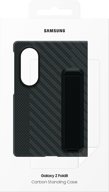 Capa para Samsung Galaxy Z Fold8 F971, Carbon Standing, Preta EF-XF971SBEGWW