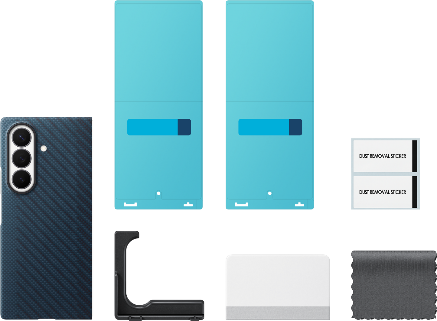 Capa para Samsung Galaxy Z Fold8 Ultra F976, Carbon Magnet Case, Azul Marinho EF-KF976SNEGWW