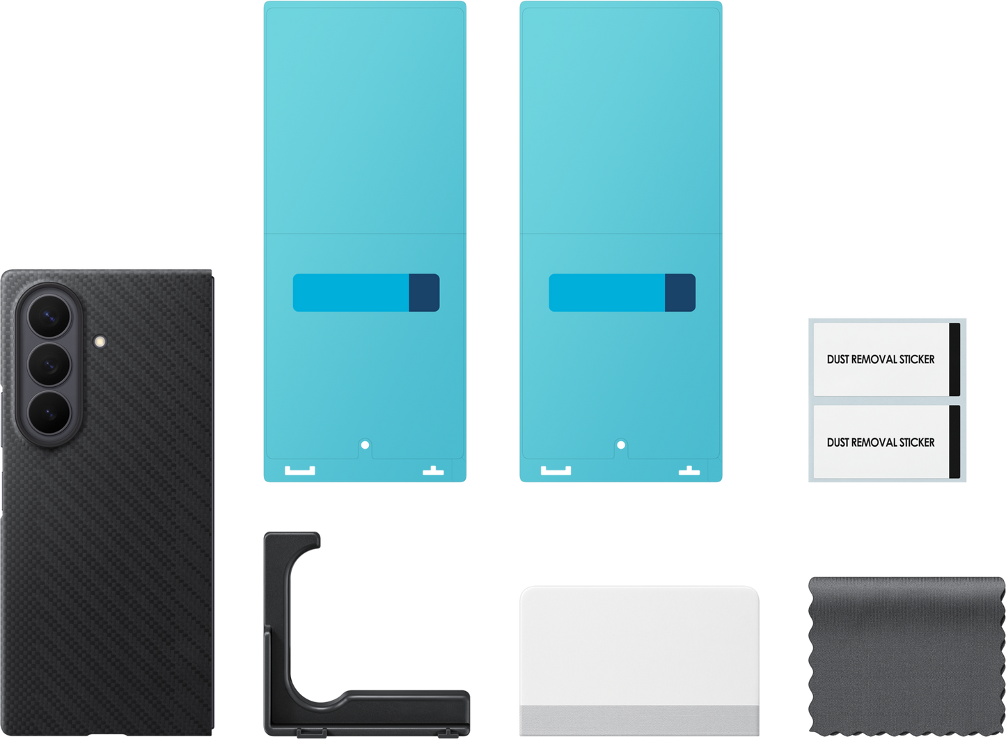 Capa para Samsung Galaxy Z Fold8 Ultra F976, Carbon Magnet Case, Preta EF-KF976SBEGWW