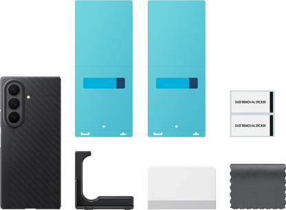 Capa para Samsung Galaxy Z Fold8 Ultra F976, Carbon Magnet Case, Preta EF-KF976SBEGWW