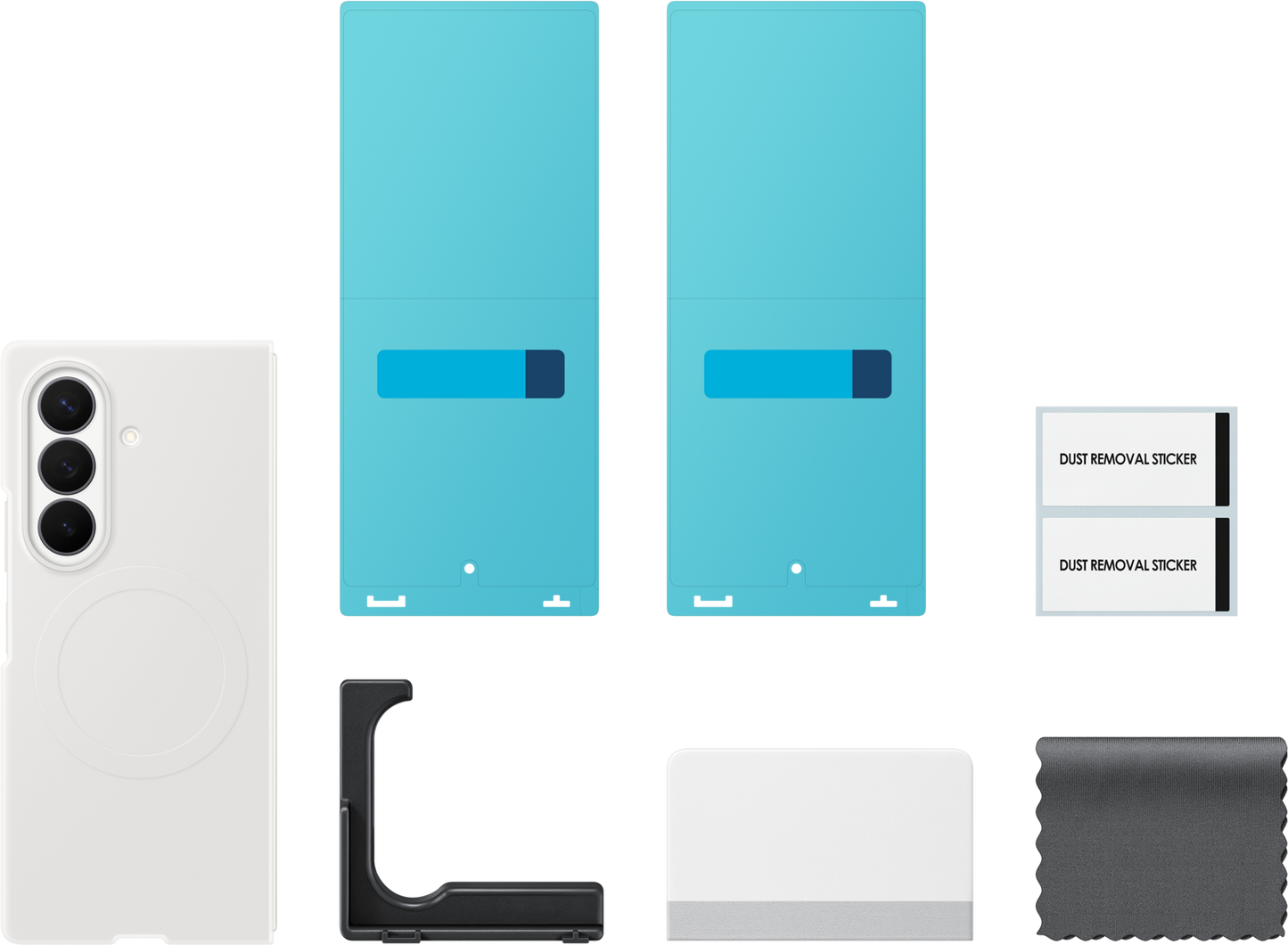 Capa para Samsung Galaxy Z Fold8 Ultra F976, Silicone Magnet Case, Branca EF-EF976CWEGWW