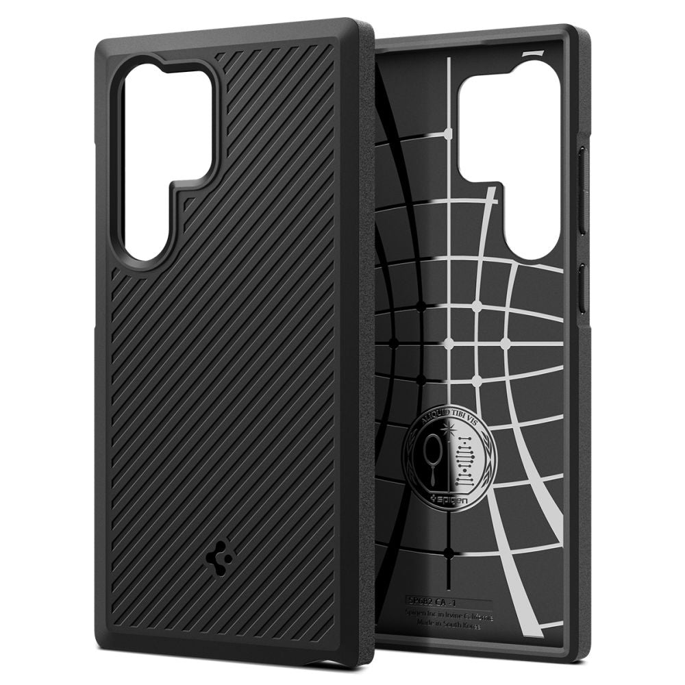 Capa para Samsung Galaxy S24 Ultra S928, Spigen, Core Armor, Preto 