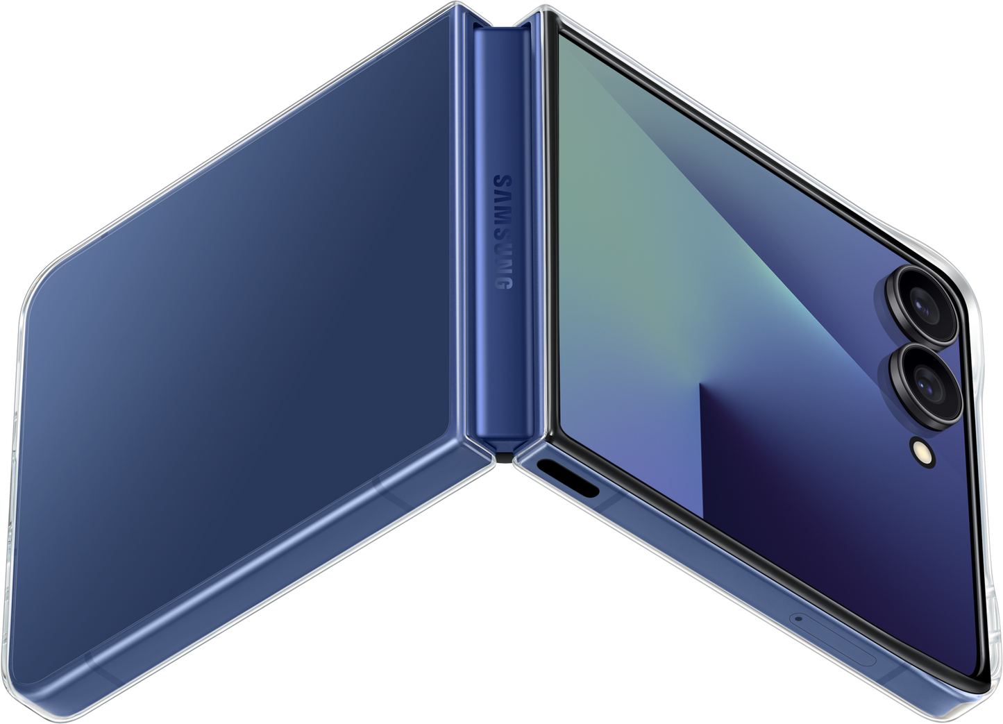 Capa para Samsung Galaxy Z Flip7 F766, Clear Case, Transparente EF-AF766CTEGWW