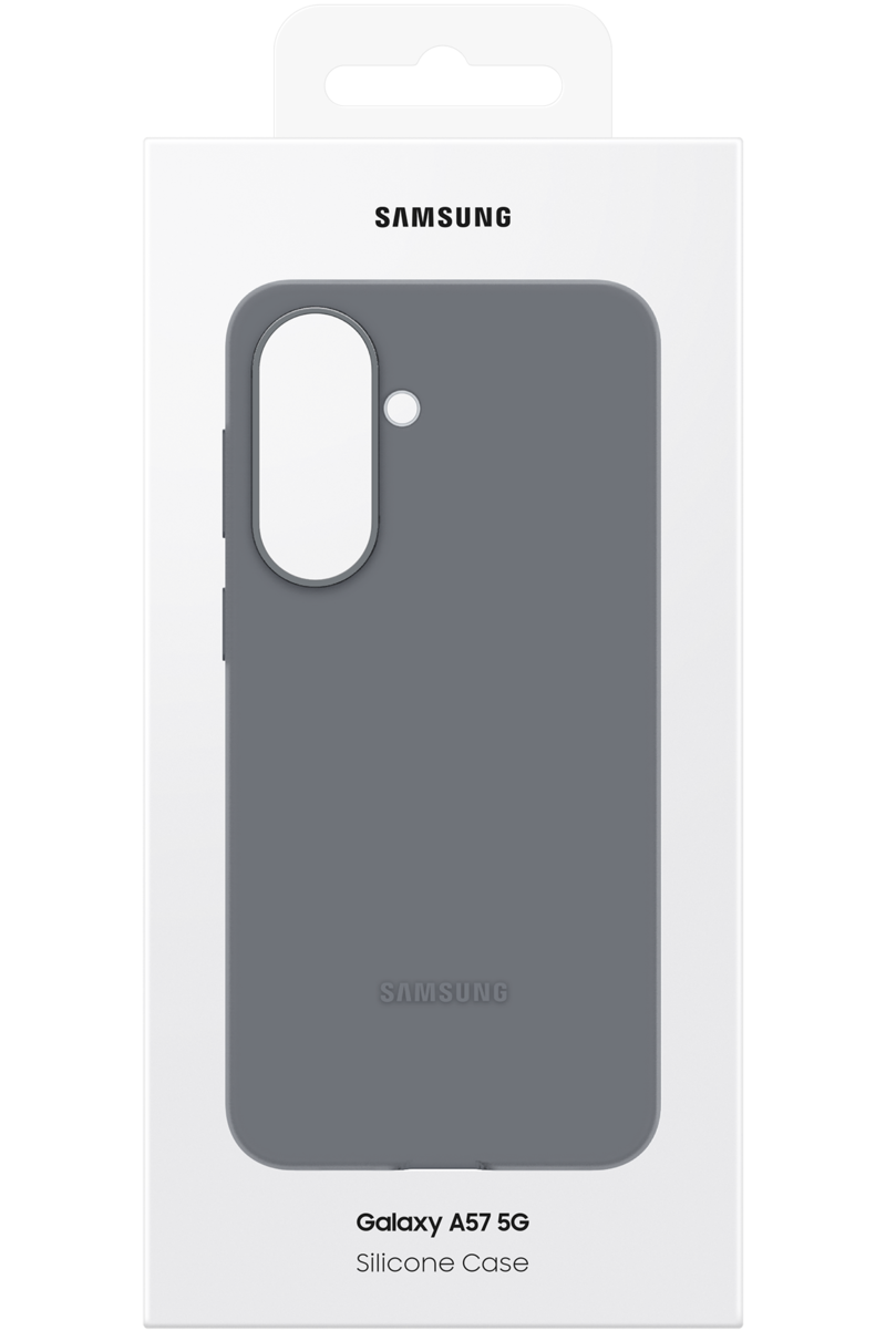Capa para Samsung Galaxy A57 5G, Silicone Case, Azul-marinho EF-PA576CNEGWW