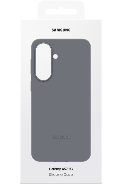 Capa para Samsung Galaxy A57 5G, Silicone Case, Azul-marinho EF-PA576CNEGWW