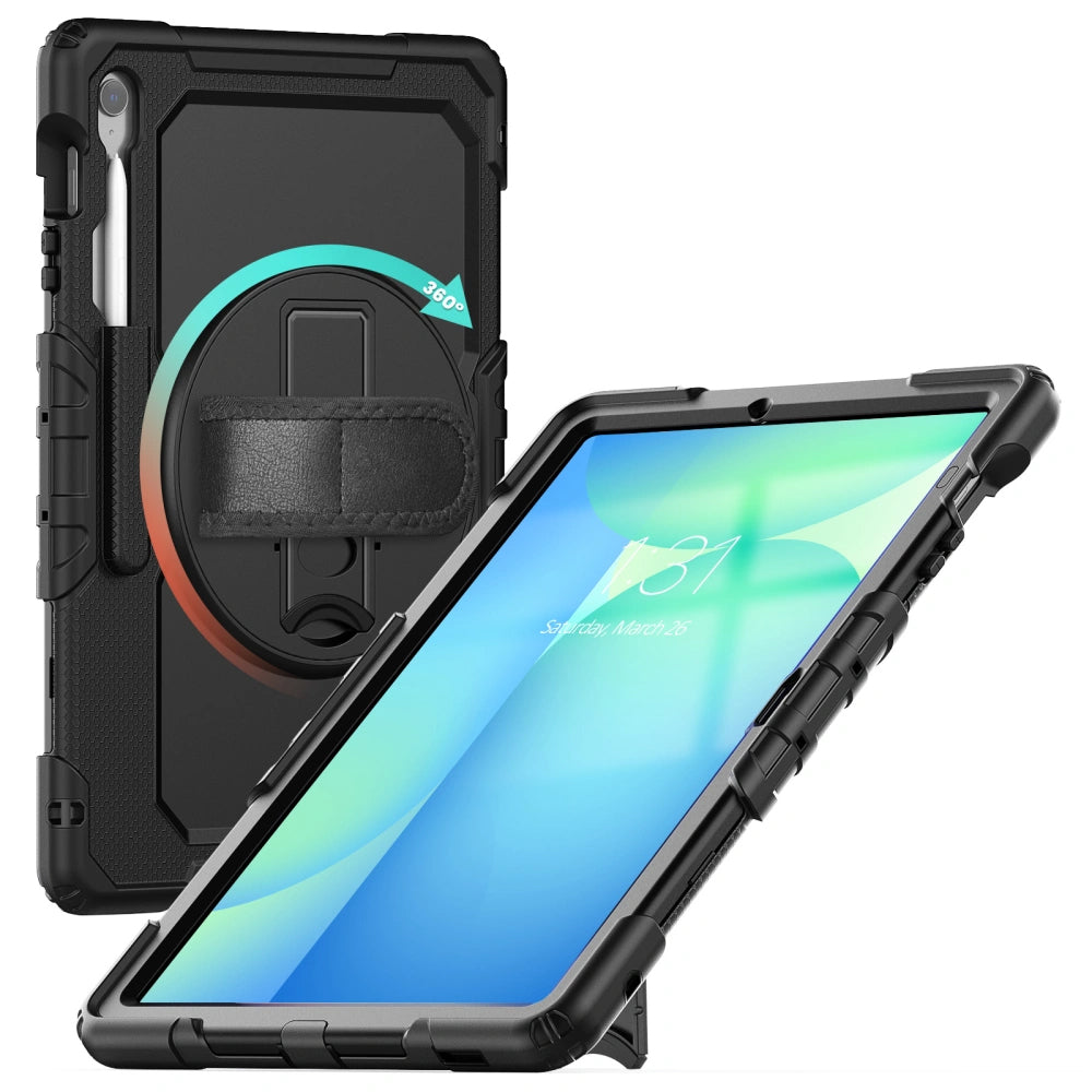 Capa para Samsung Galaxy Tab S10 FE+, Tech-Protect, Solid, Preta
