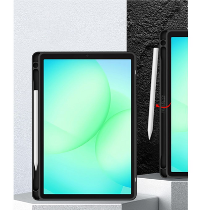 Capa para Samsung Galaxy Tab A11 / Tab A9, Tech-Protect, SC PEN Hybrid, Preta