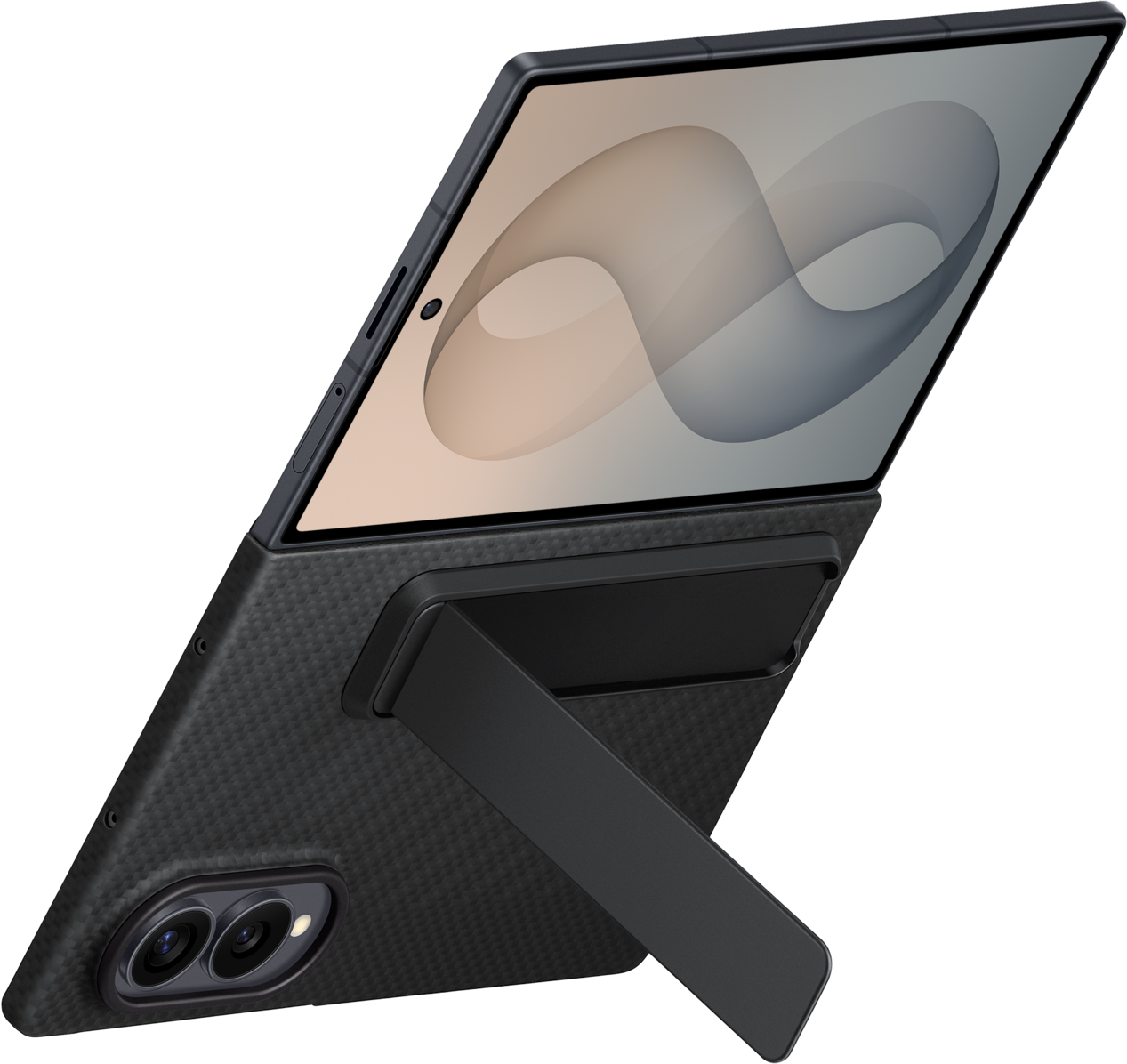 Capa para Samsung Galaxy Z Fold8 F971, Carbon Standing, Preta EF-XF971SBEGWW