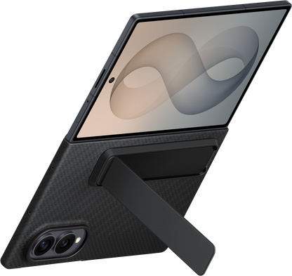 Capa para Samsung Galaxy Z Fold8 F971, Carbon Standing, Preta EF-XF971SBEGWW