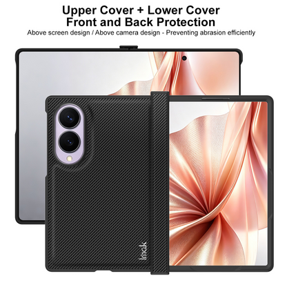 Capa para Samsung Galaxy Z Fold8 F971, Imak, Carbono, Preta