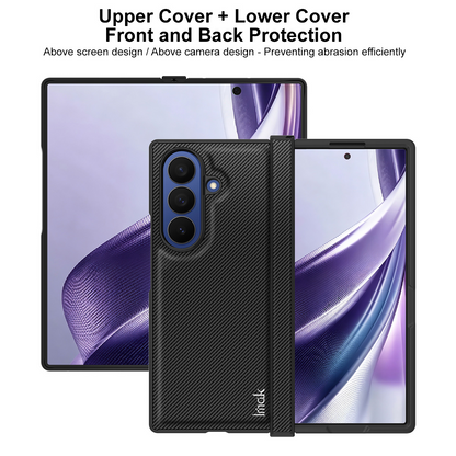 Capa para Samsung Galaxy Z Fold8 Ultra F976, Imak, Carbono, Preta
