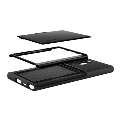 Capa para Samsung Galaxy S25 Ultra S938, Spigen, Slim Armor CS, Preta ACS08967