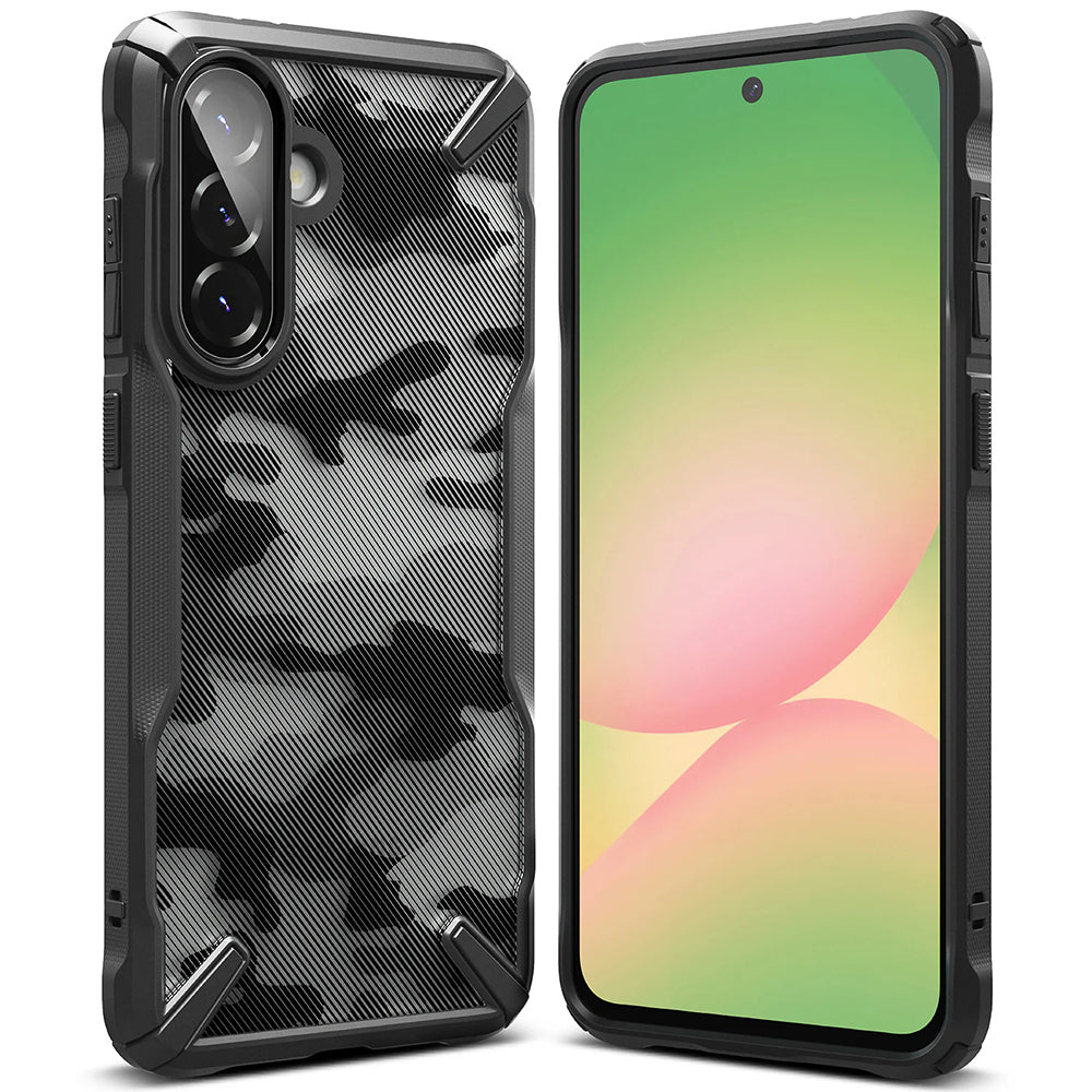 Capa para Samsung Galaxy A56 A566 / A36 A366, Ringke, Fusion X Camo, Preta