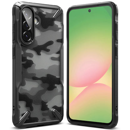 Capa para Samsung Galaxy A56 A566 / A36 A366, Ringke, Fusion X Camo, Preta
