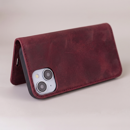 Capa para Samsung Galaxy A18 5G A186 / A17 4G A175 / A17 5G A176 / A26 A266, OEM, Smart Suede, Cor de vinho