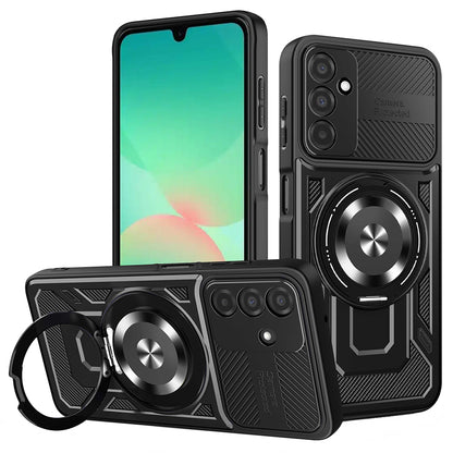 Capa para Samsung Galaxy A26 A266, Techsuit, RuggedCam, Preta