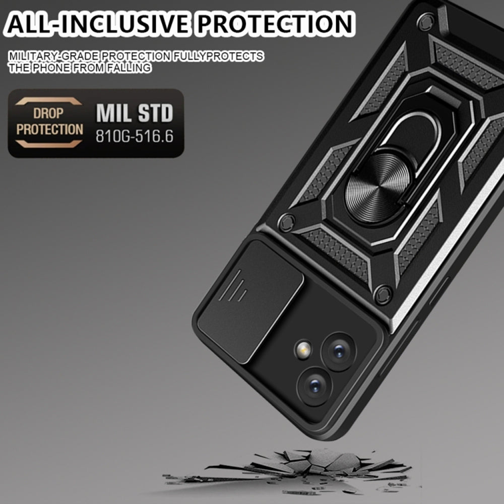 Capa para Samsung Galaxy A04e A042 / M04 M045, Techsuit, CamShield, Preta