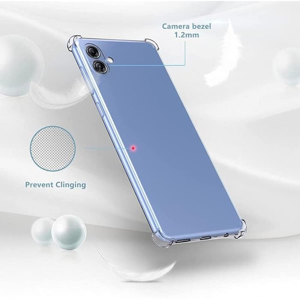 Capa para Samsung Galaxy A04e A042 / M04 M045, Techsuit, Transparente Antichoque, Transparente