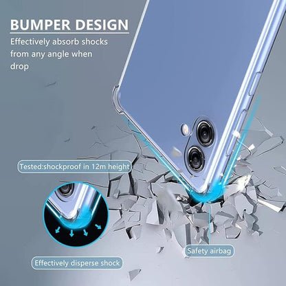 Capa para Samsung Galaxy A04e A042 / M04 M045, Techsuit, Transparente Antichoque, Transparente