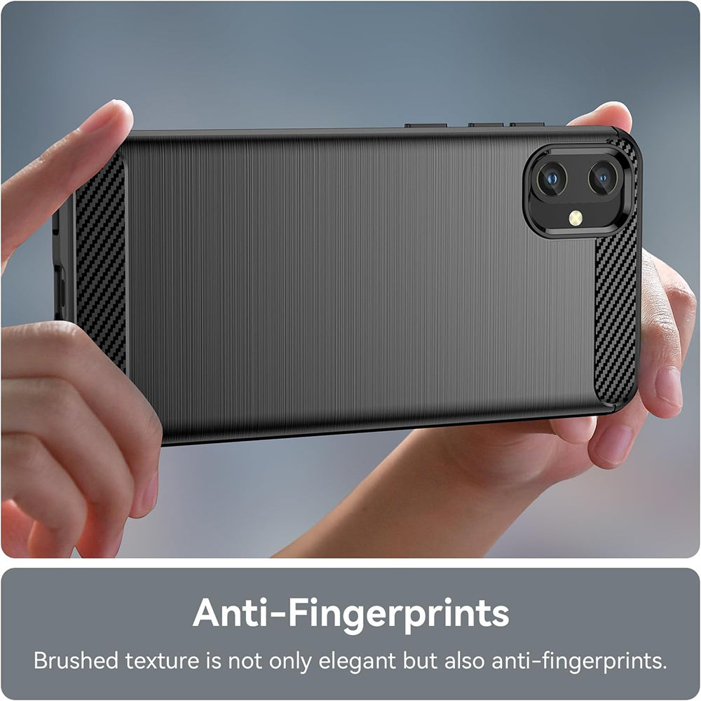 Capa para Samsung Galaxy A05 A055, Techsuit, Carbono, Preta