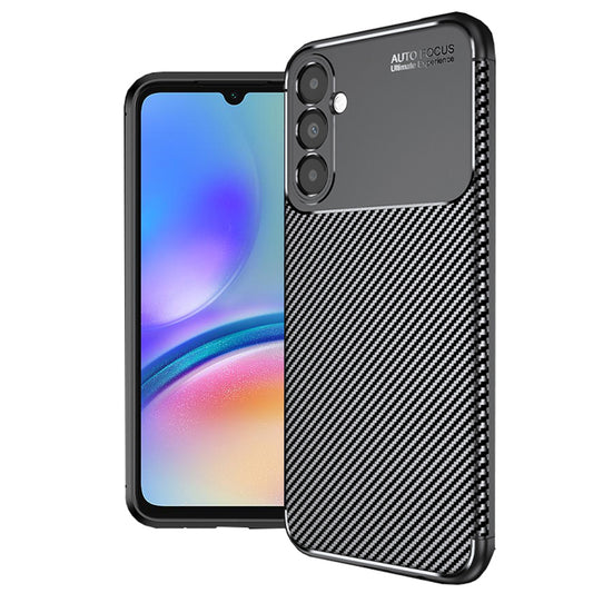 Capa para Samsung Galaxy A05s A057, Techsuit, Fibra de Carbon, Preta