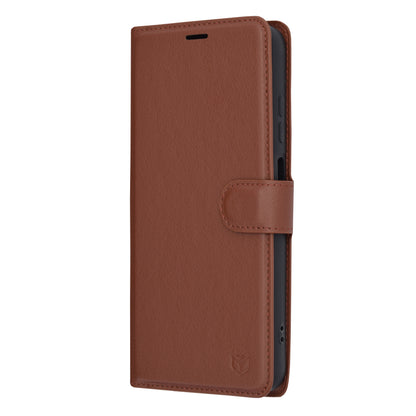 Capa para Samsung Galaxy A05s A057, Techsuit, Leather Folio, Castanha