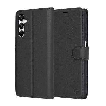 Capa para Samsung Galaxy A05s A057, Techsuit, Leather Folio, Preta
