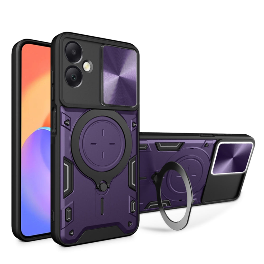 Capa para Samsung Galaxy A06 A065, Techsuit, CamGuard Pro, Roxo