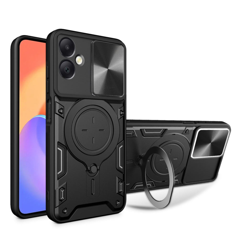 Capa para Samsung Galaxy A06 A065, Techsuit, CamGuard Pro, Preta