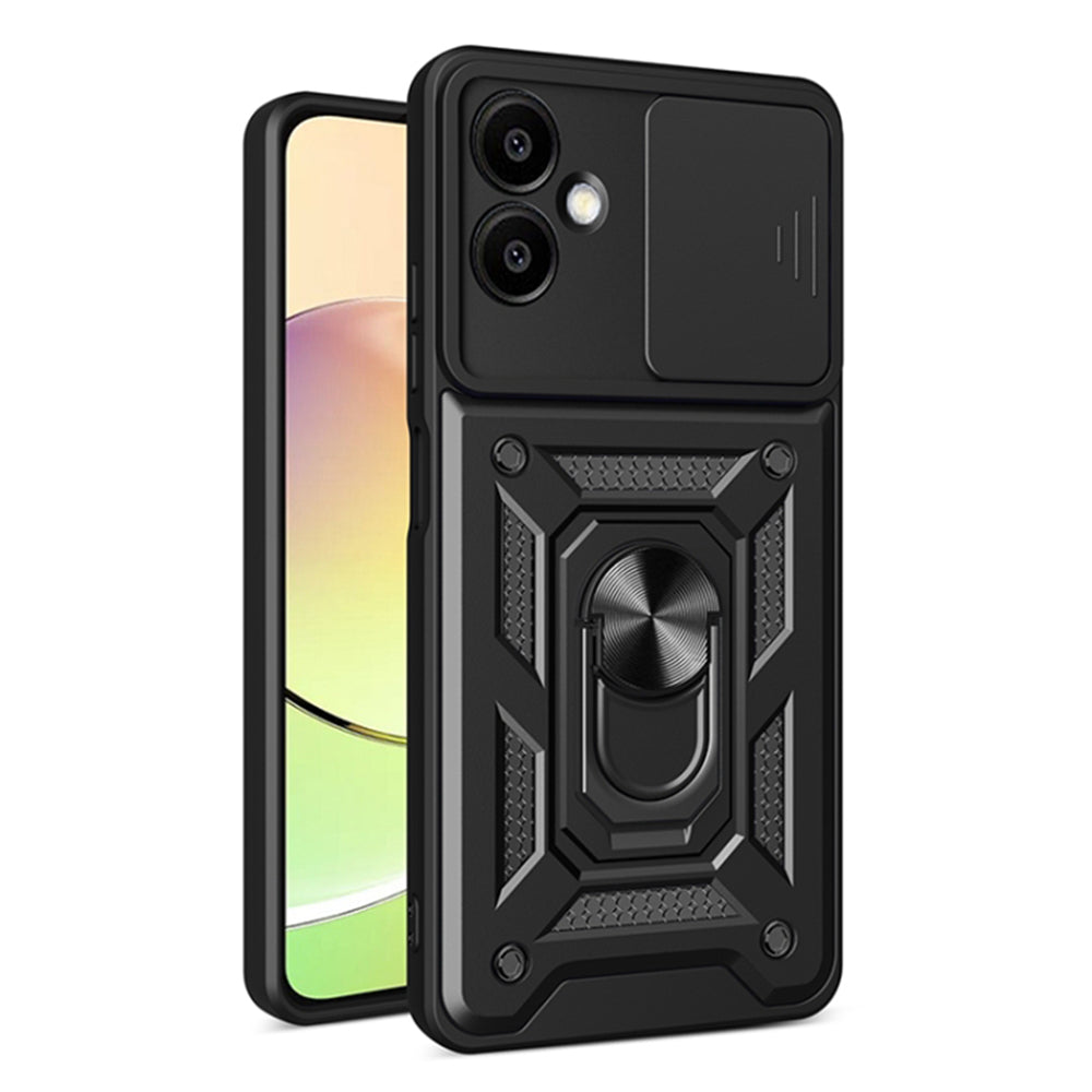 Capa para Samsung Galaxy A06 A065, Techsuit, CamShield, Preta